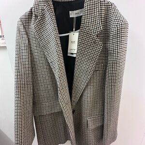 MNG Houndstooth Blazer